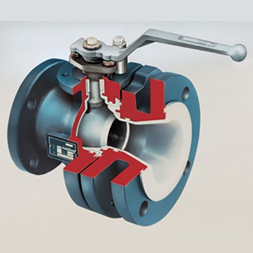 LINED BALL VALVES - FULLY-LINED TANK DRAIN