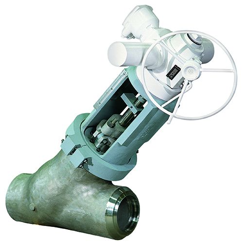 Y-PATTERN GLOBE VALVES - ANCHOR/DARLING
